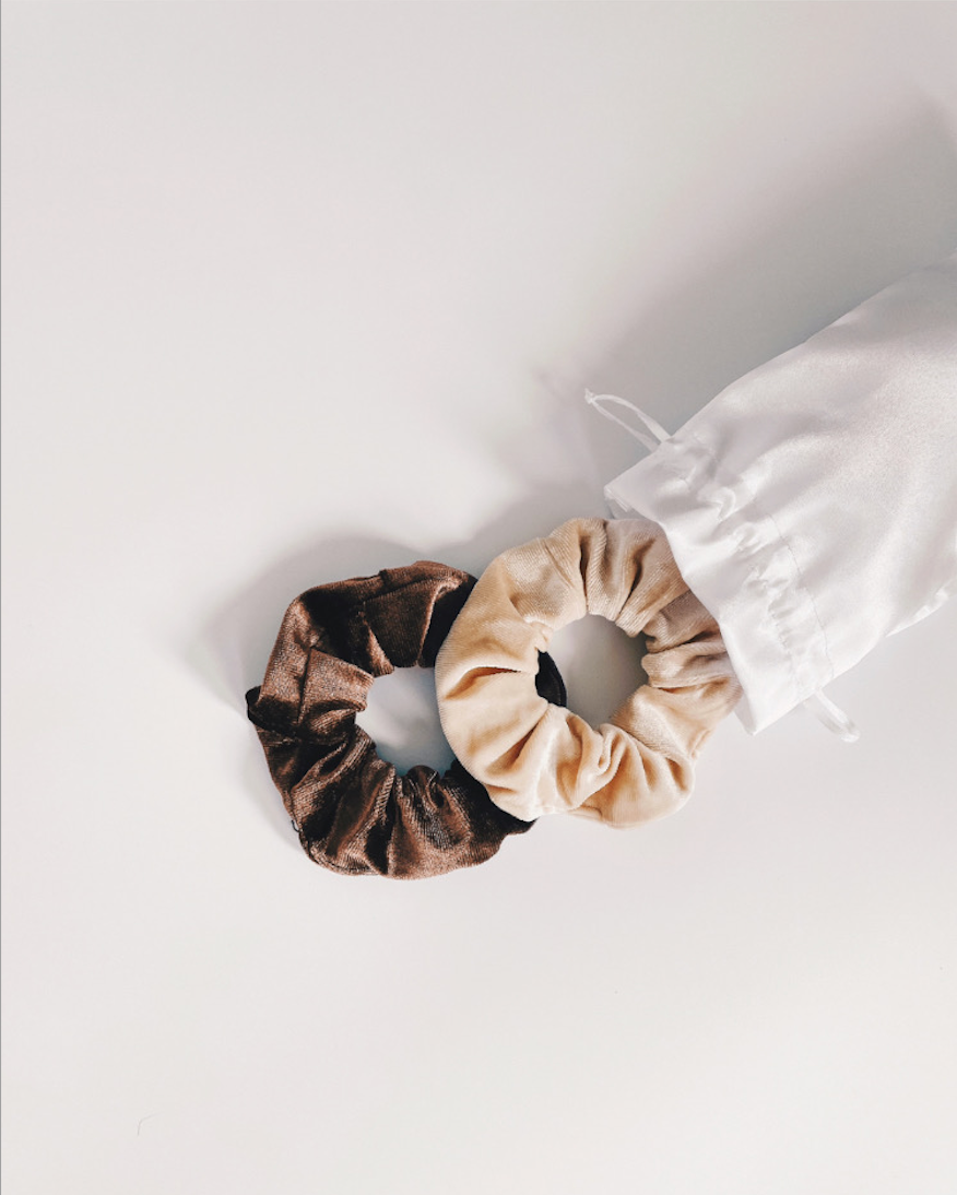 Set of 12 Velvet Scrunchies