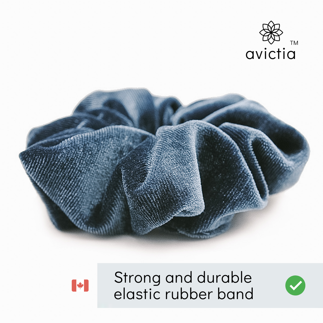Set of 12 Velvet Scrunchies