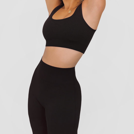 ONYX SET (Leggings + Top) Ribbed Collection