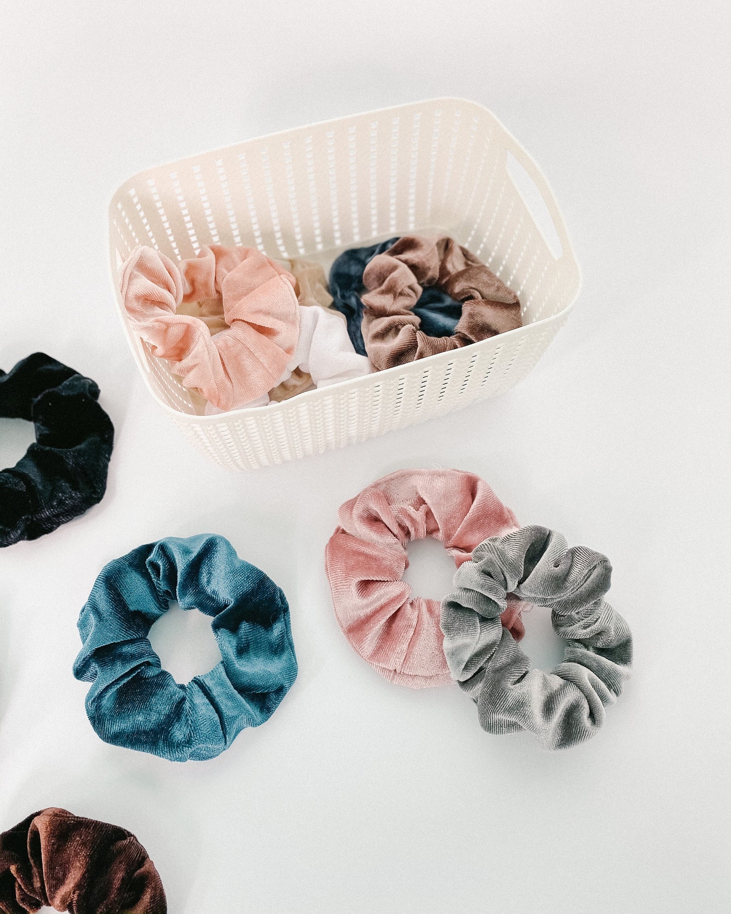Set of 12 Velvet Scrunchies
