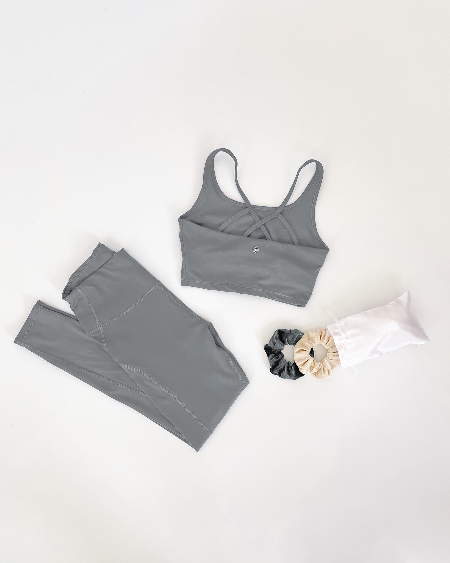 MOON GREY SET (Leggings + Top) Neutral Collection