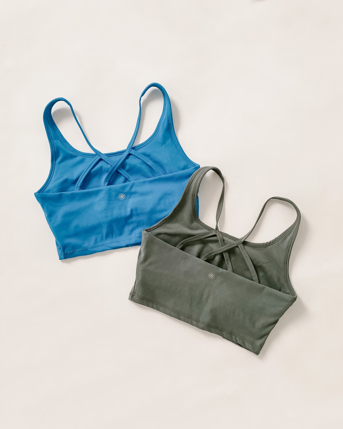 MOON GREY DOUBLE-LAYERED TOP  - Neutral Collection