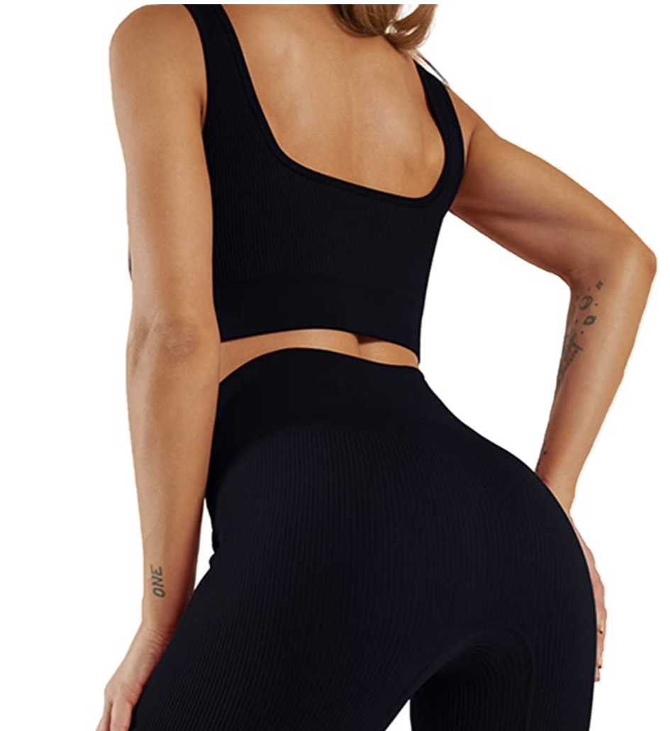 ONYX SET (Leggings + Top) Ribbed Collection