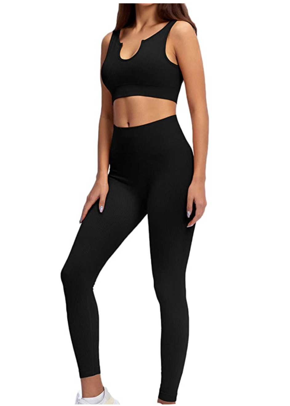 ONYX SET (Leggings + Vest) Ribbed Collection