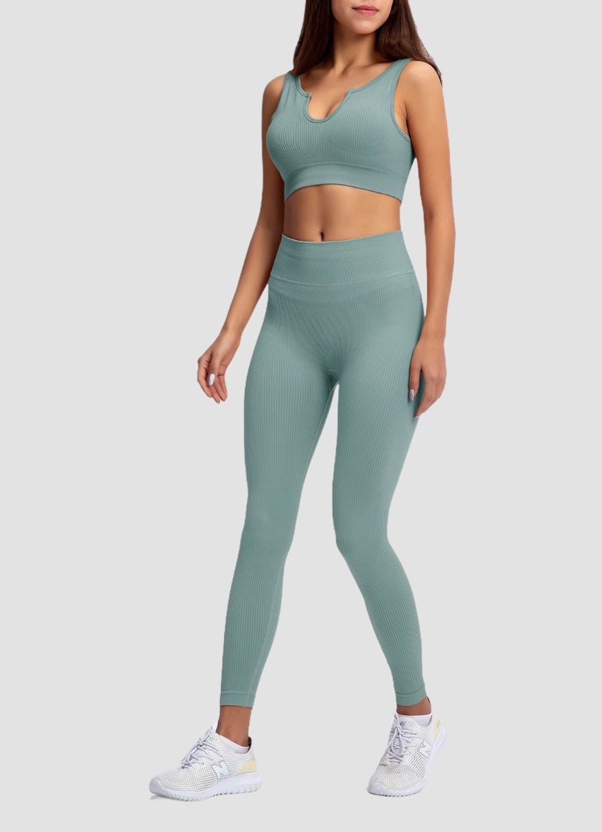 TEAL VEST - Ribbed Collection