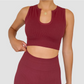 MAROON VEST - Ribbed Collection
