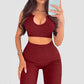 MAROON VEST - Ribbed Collection