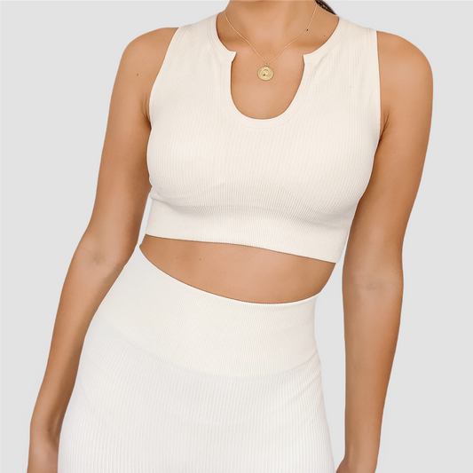 VANILLA VEST - Ribbed Collection