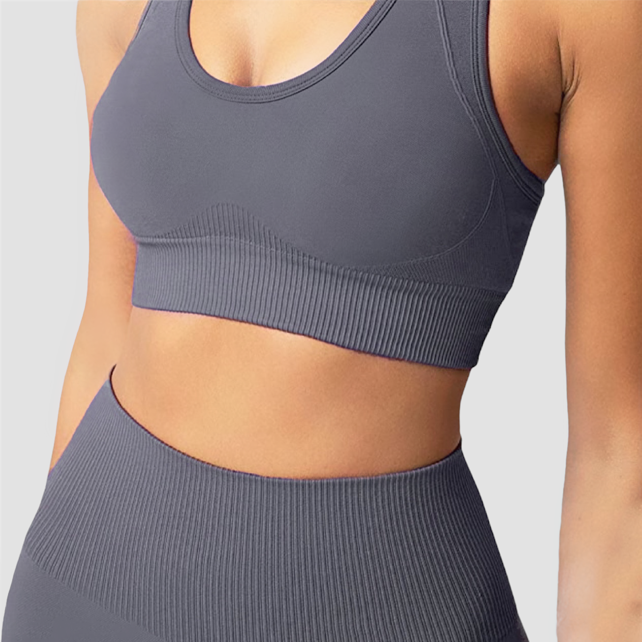 DUSTY CLOUD SEAMLESS TOP - Cozy Collection
