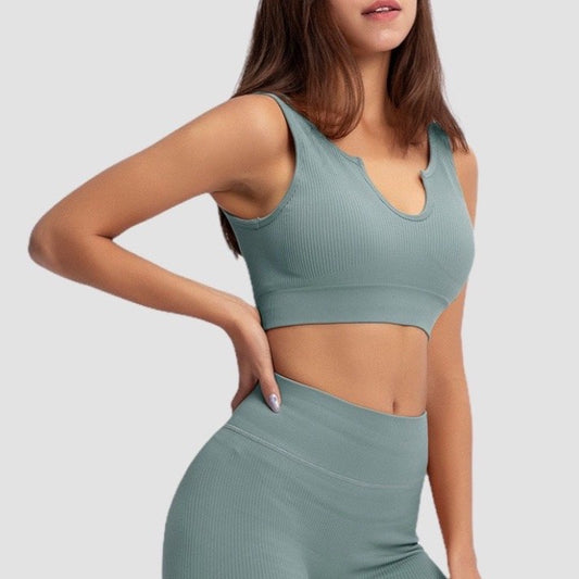 TEAL VEST - Ribbed Collection