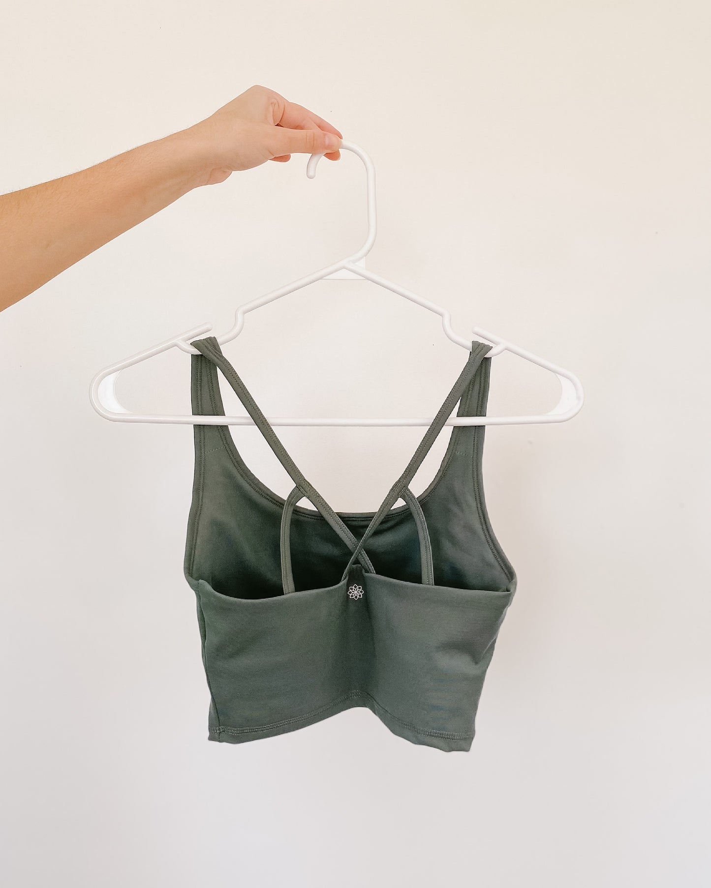 MOON GREY DOUBLE-LAYERED TOP  - Neutral Collection