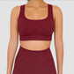 MAROON SEAMLESS TOP - Ribbed Collection